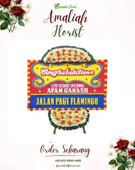 Sewa Papan Bunga Mujur